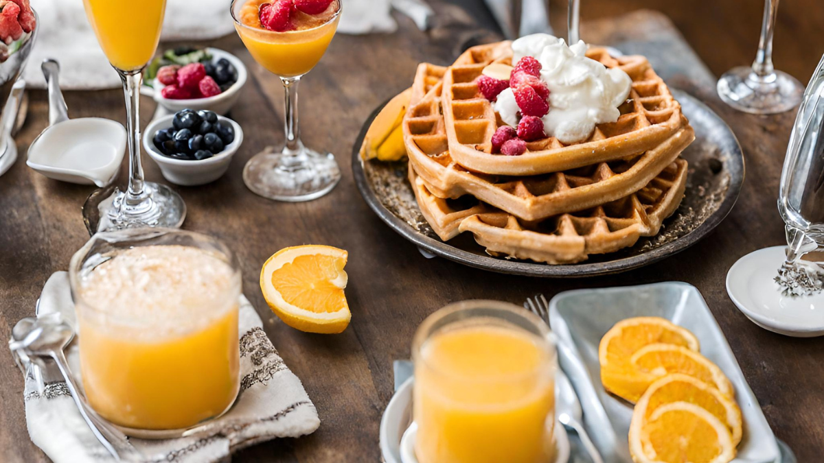 Waffles & Mimosas