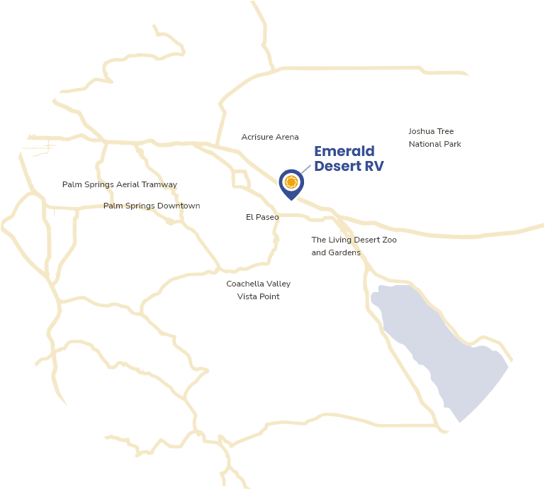 Emerald Desert RV Resort Map