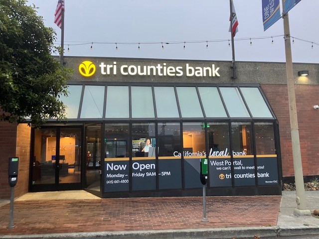 Tri Counties Bank - West Portal -San Francisco, CA