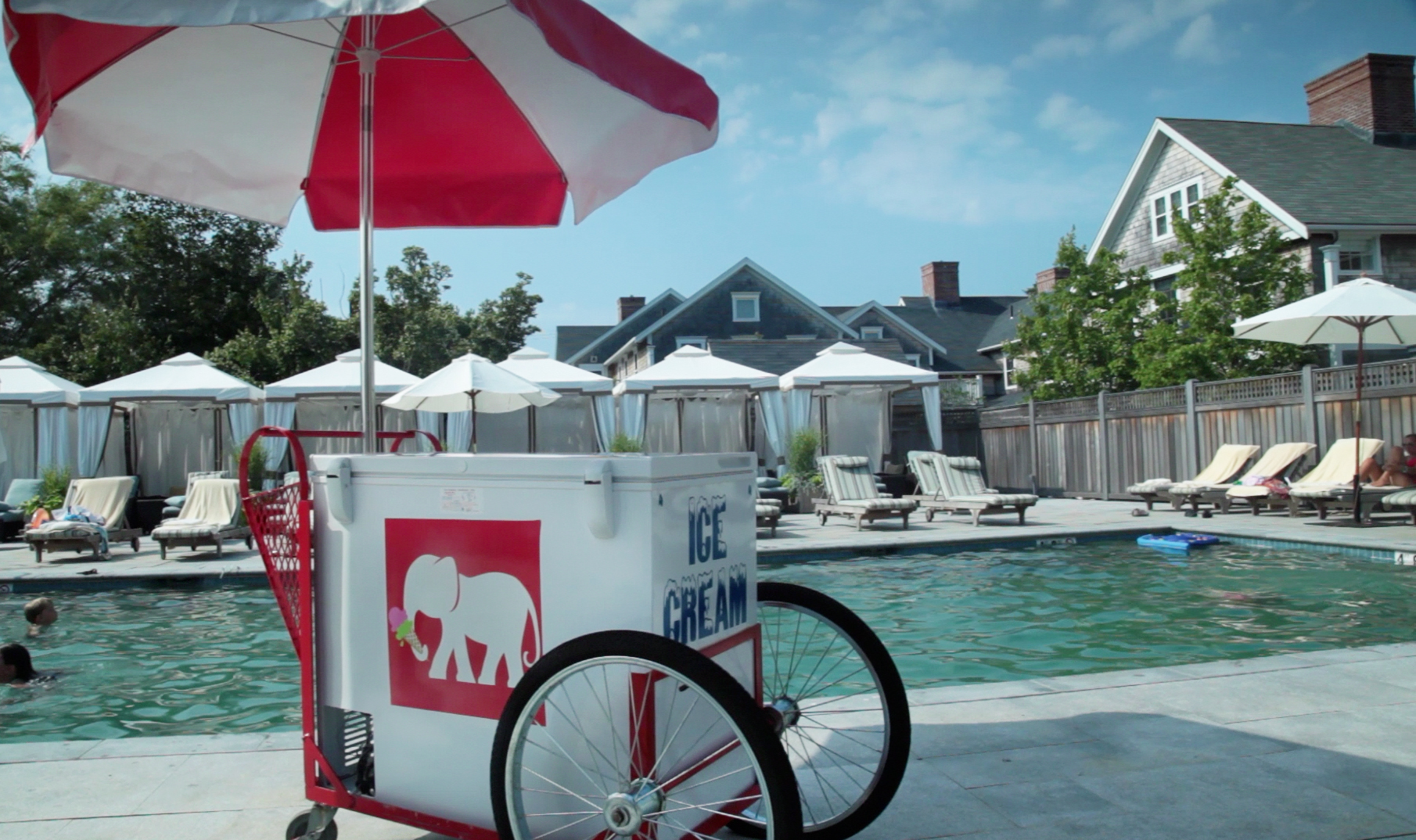 White Elephant Village Ice Cream Cart