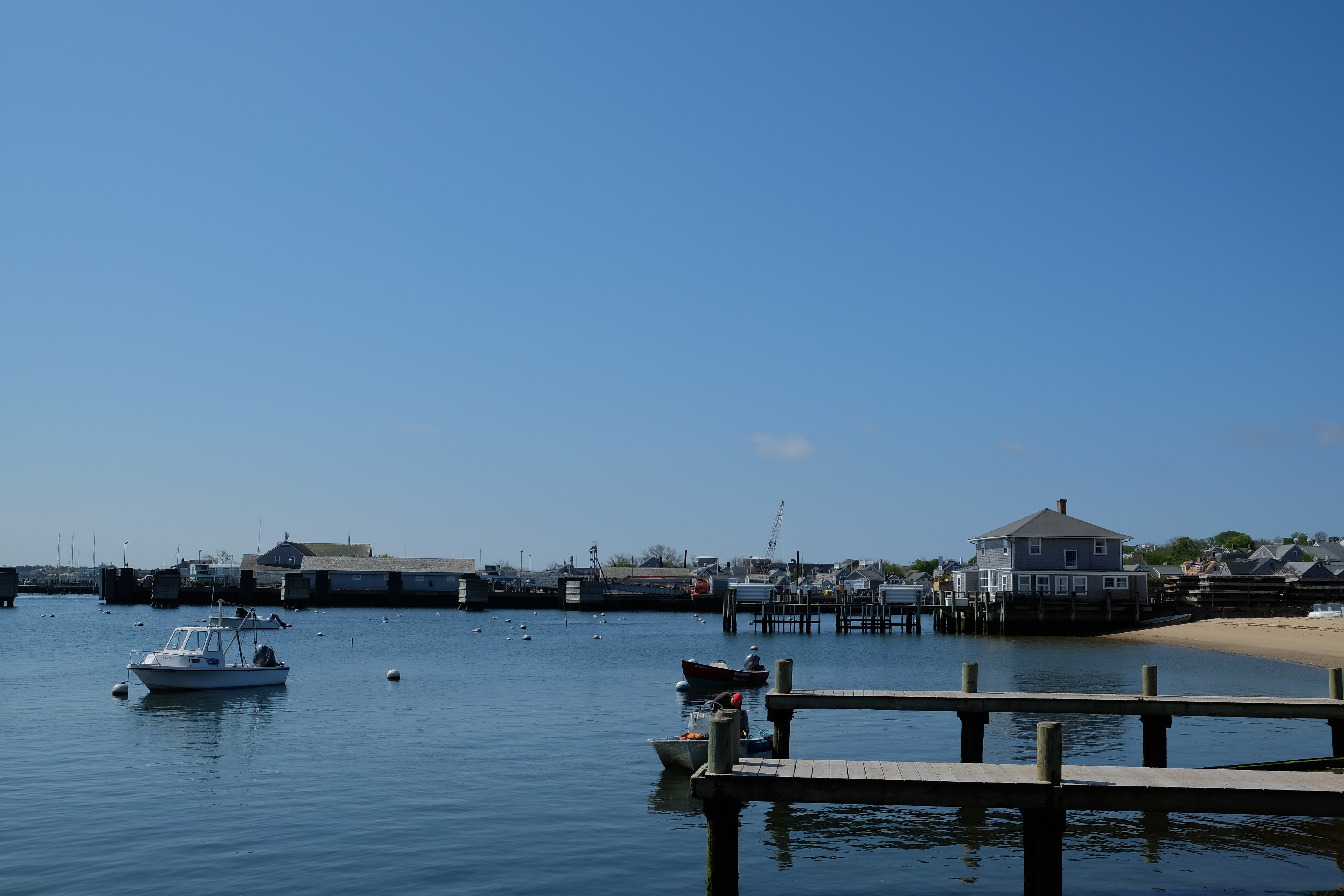 nantucket harbor in fall