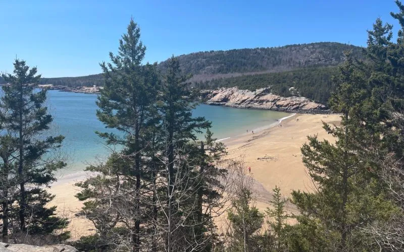 Sand Beach in Acadia National Park